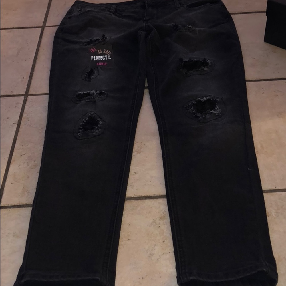 Rampage Black Size 13 Skinny Jeans